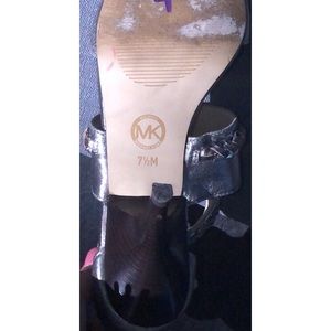 Michael Kors Shoes - Michael kors silver heels Michael Kors Shoes - Michael kors silver heels
